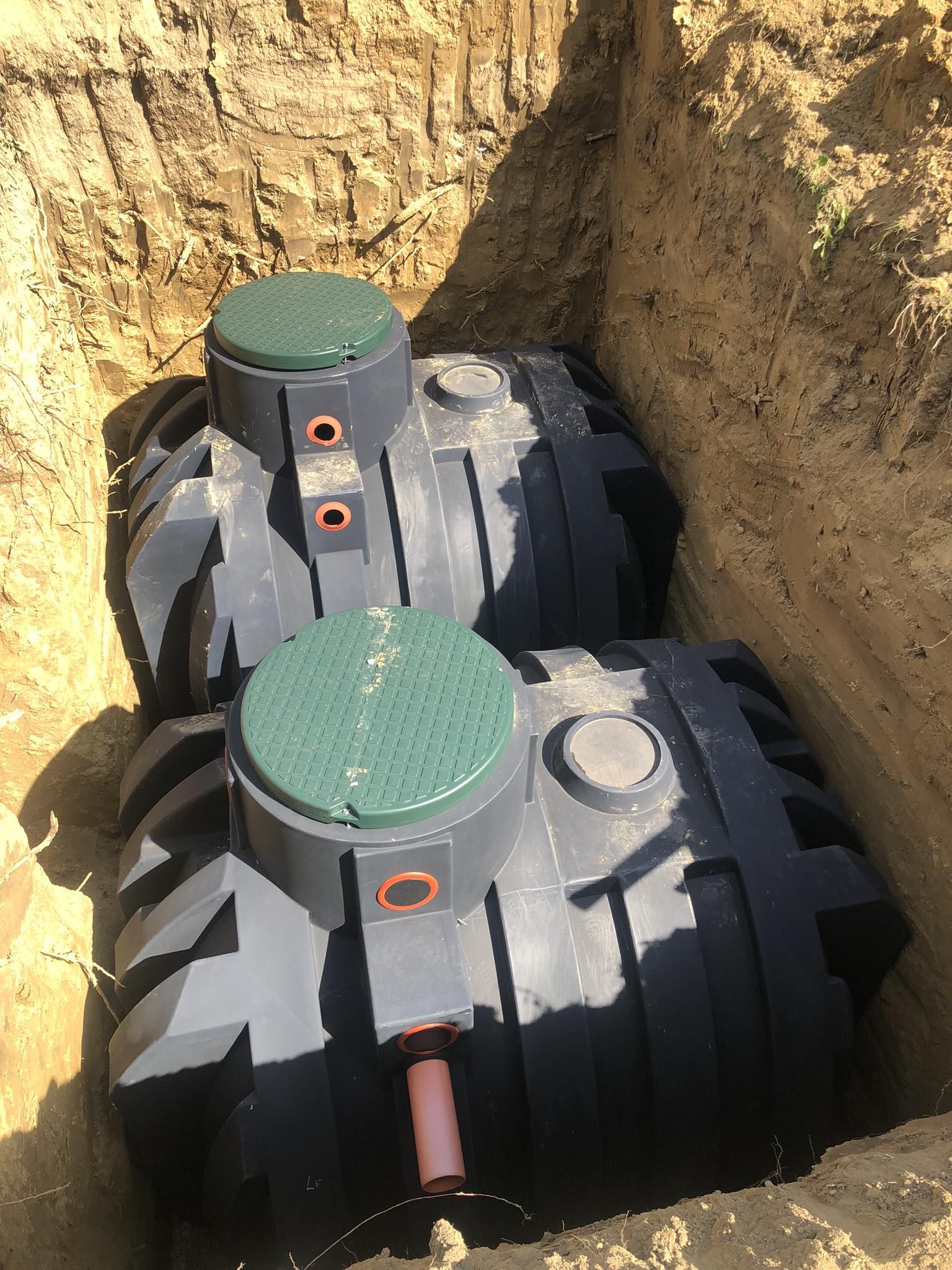 Graf MONO 2x6800L szennyvíztisztító - 140cm talajterhelés