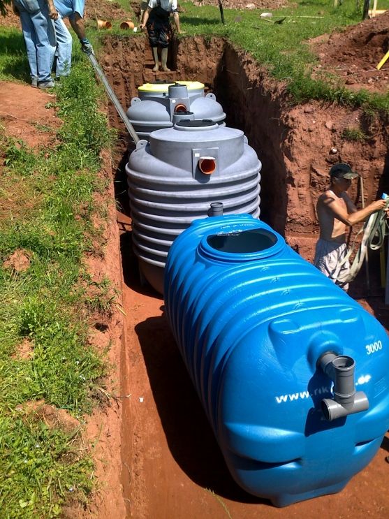 BioTEc PowerStar +3000L gyűjtőtartály esővízzel kombinálva