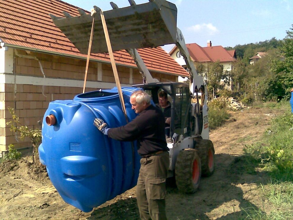 Szennyvíz oldómedence Balaton felvidék